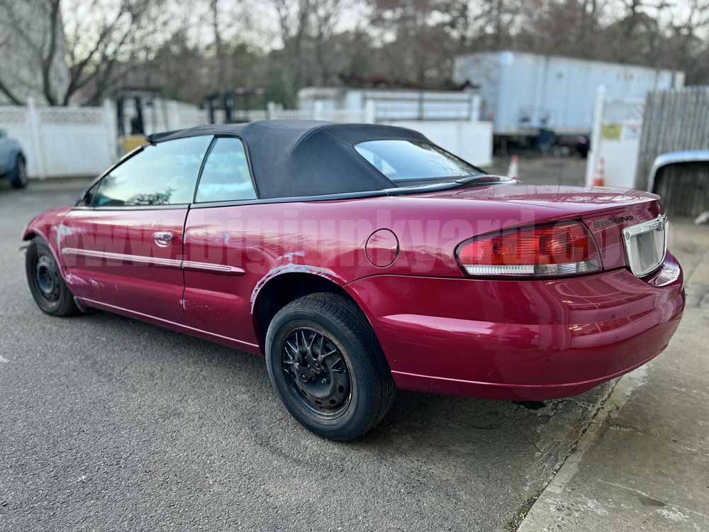 Parting Out 2006 Chrysler Sebring Convertible P-243